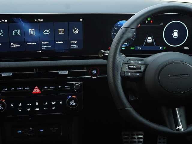 Hyundai TUCSON 1.6 T-GDi N Line SUV 5dr Petrol Hybrid Auto Euro 6 (s/s) (215 ps) Shimmering Silver