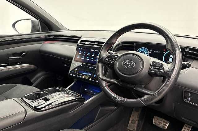 Hyundai TUCSON 1.6 h T-GDi N Line SUV 5dr Petrol Hybrid Auto Euro 6 (s/s) (230 ps) Dark Knight Grey