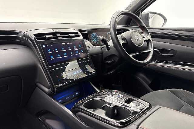 Hyundai TUCSON 1.6 h T-GDi N Line SUV 5dr Petrol Hybrid Auto Euro 6 (s/s) (230 ps) Dark Knight Grey