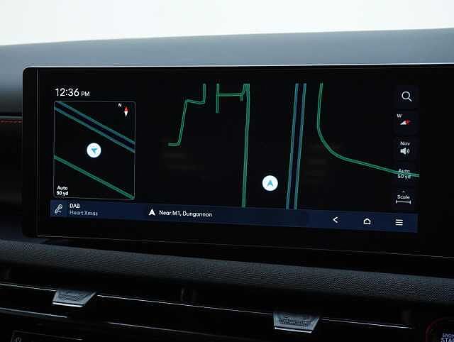 Hyundai TUCSON 1.6 T-GDi N Line SUV 5dr Petrol Hybrid Auto Euro 6 (s/s) (215 ps) Shimmering Silver