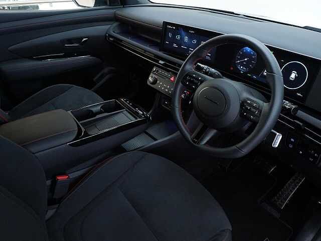 Hyundai TUCSON 1.6 T-GDi N Line SUV 5dr Petrol Hybrid Auto Euro 6 (s/s) (215 ps) Shimmering Silver