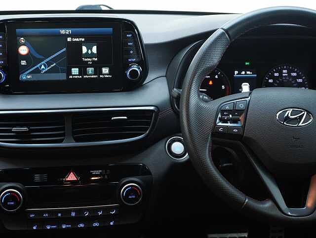 Hyundai TUCSON 1.6 CRDi MHEV N Line SUV 5dr Diesel Hybrid DCT Euro 6 (s/s) (136 ps)