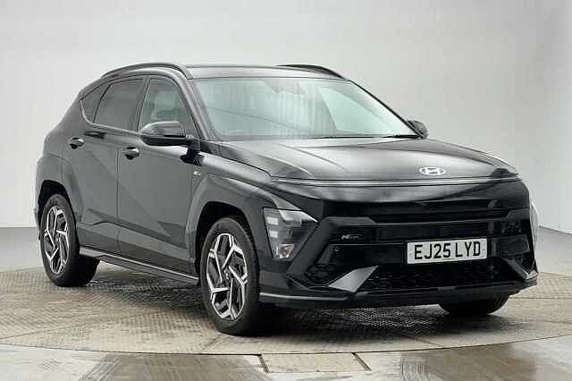 Hyundai KONA 1.6 h-GDi N Line SUV 5dr Petrol Hybrid DCT Euro 6 (s/s) (129 ps) Abyss Black