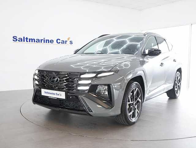 Hyundai TUCSON 1.6 T-GDi N Line SUV 5dr Petrol Hybrid Auto Euro 6 (s/s) (215 ps) Shadow Grey