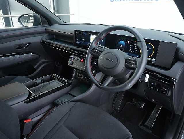 Hyundai TUCSON 1.6 T-GDi N Line SUV 5dr Petrol Hybrid Auto Euro 6 (s/s) (215 ps) Shadow Grey