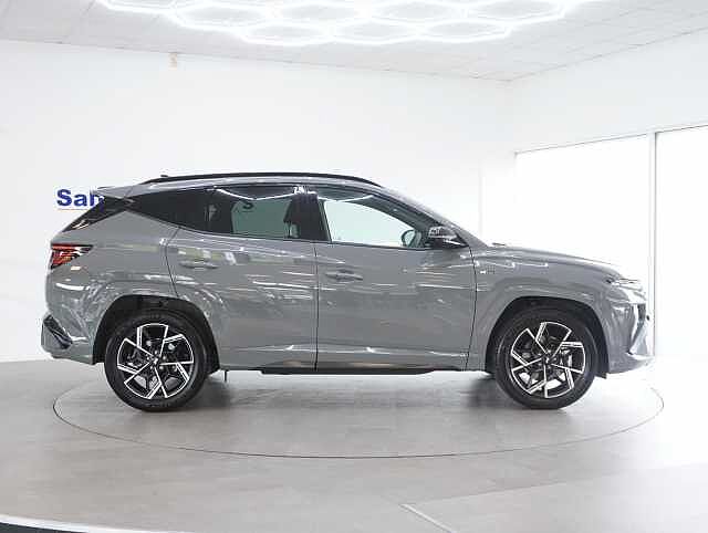 Hyundai TUCSON 1.6 T-GDi N Line SUV 5dr Petrol Hybrid Auto Euro 6 (s/s) (215 ps) Shadow Grey