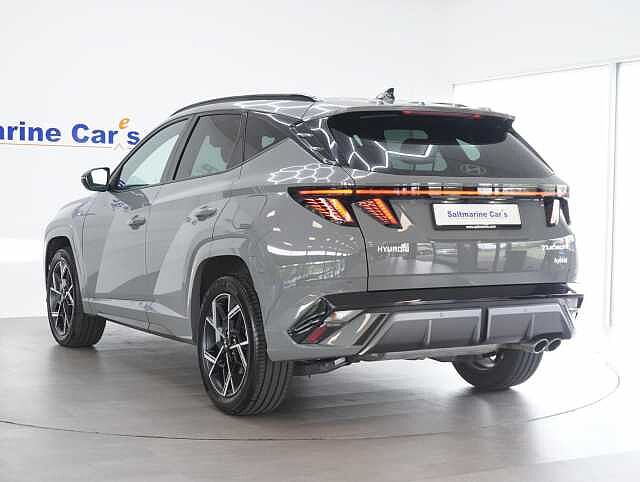 Hyundai TUCSON 1.6 T-GDi N Line SUV 5dr Petrol Hybrid Auto Euro 6 (s/s) (215 ps) Shadow Grey