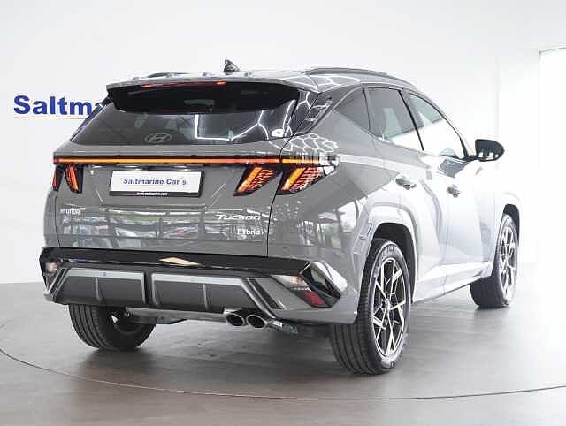 Hyundai TUCSON 1.6 T-GDi N Line SUV 5dr Petrol Hybrid Auto Euro 6 (s/s) (215 ps) Shadow Grey