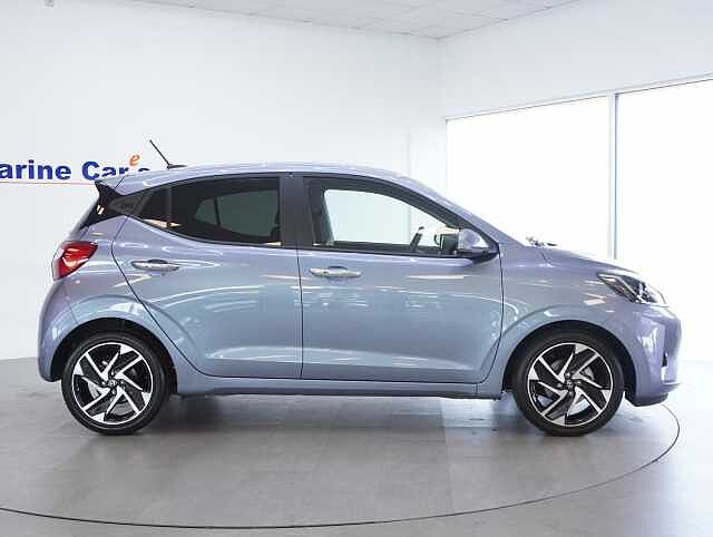 Hyundai I10 1.2 Premium Hatchback 5dr Petrol Auto Euro 6 (s/s) (79 ps) Meta Blue