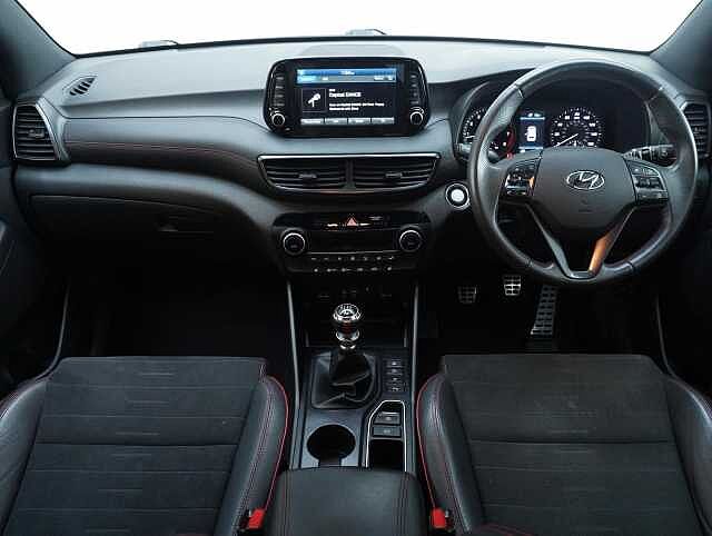 Hyundai TUCSON 1.6 T-GDi N Line SUV 5dr Petrol Manual Euro 6 (s/s) (177 ps) Phantom Black